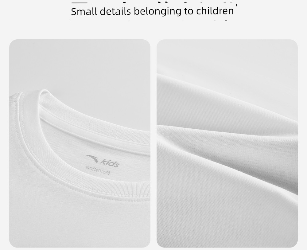 Anta Kidsren's Long-Sleeved T-Shirt Long-Sleeved Outdoor Sports Quick-Drying Boys' Short-Sleeved 2026 Spring & Fall New Youth Kidsren's Clothing — 39