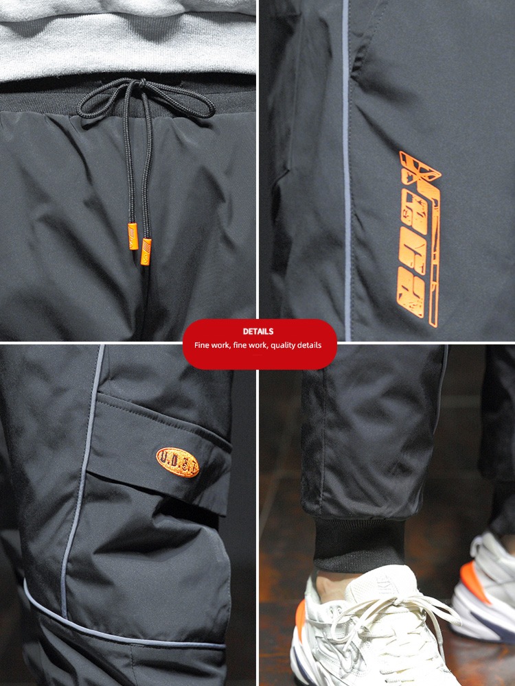 NGGGN northeast Thickened section removable Down pants