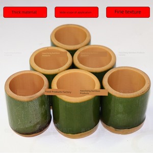 Fresh Bamboo Pipe Nan Bamboo Pipe Bamboo Pipe Milky Tea Cup Bamboo Pipe Palm Tube Bamboo Pipe Milk Tea Commercial Bamboo