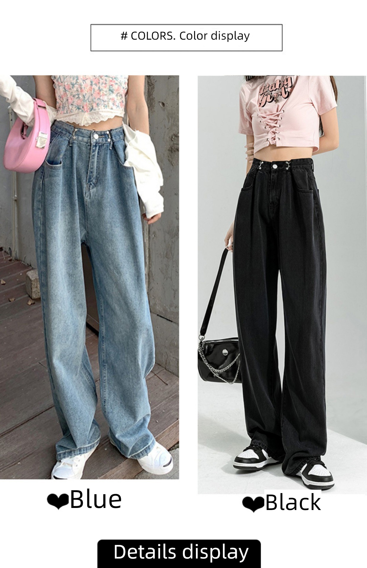 Broad leg female Autumn and winter Loose large code Fat M land trousers cowboy