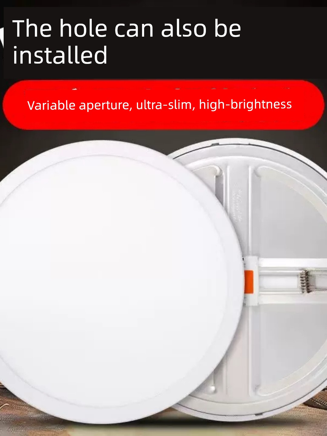 New Ultra-Thin and Ultra-Bright Led Recessed Ceiling Light for Home Use, Suitable for Living Room, Entryway, and Ceiling Installation