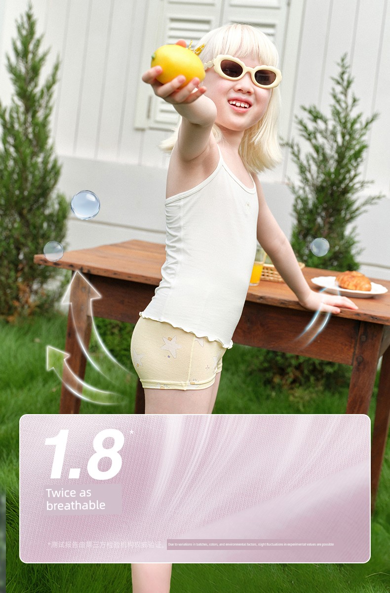 【Likeuu Special Offer】Ubras' Likeuu Children's and Adult Pure Cotton/Modal Underwear 5-Pack Dr — 34