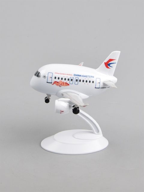 Q version of China Eastern Airlines C919 cartoon assembled China Eastern Airlines aircraft model gift model aircraft ornaments gift COMAC 919