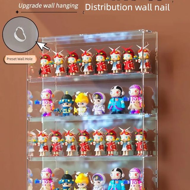 Pop Mart Display Box Lego Transparent Cabinet Acrylic Blind Box Storage Display Stand Figure Storage Stand