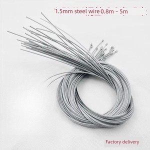 Office Lighting Fixtures Hanging Wire 1.5/2/6m Plastic-Coated Steel Wire for Chandeliers, Panel Lights, Emergency Lights