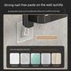 Bathroom towel rack back door slippers toilet towel storage rack without punching toilet multi-function towel rod for household use