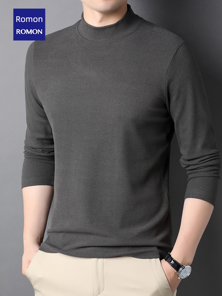 Romon man keep warm Undershirt Sweater Long sleeve T-shirt