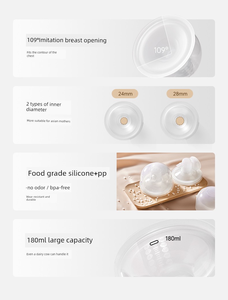 Dad's Quality Check | October Crystal P3 Double-Sided Electric Breast Pump, Fully Automatic, Painless, Hands-Free, Silent Milk Collector — 25