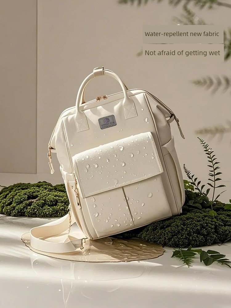 Simo Mommy Bag: Lightweight Double-Shoulder Backpack for Mom and Baby, New High-Value Design for Mom's Travel