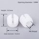 Free shipping plastic embedded nut cabinet rubber nut nylon expansion plug nut furniture three-in-one embedded nut