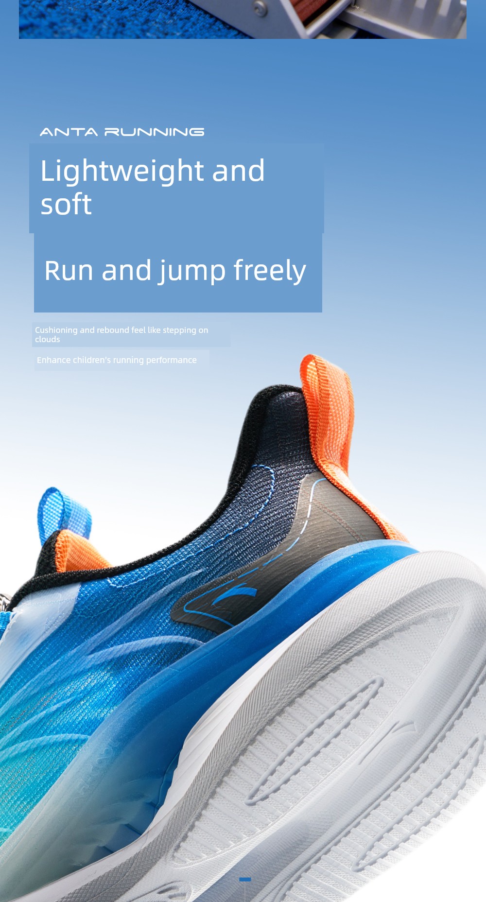 Anta Kidsren's Boys' Running Shoes 2026 New Spring and Summer Mesh Breathable Kidsren's Knob Shoes Kidsren's Sports Shoes — 19