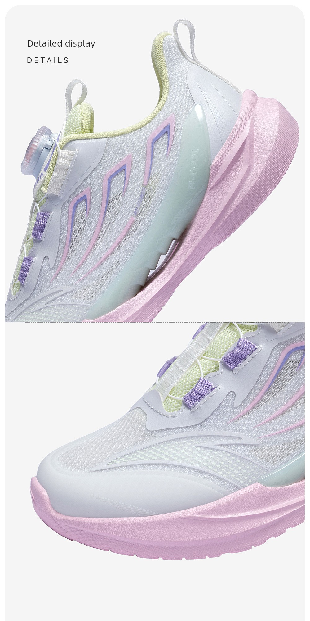Ride the Wind 2 | Anta Kidsren's Sports Shoes, Girls' Running Shoes, 2026 Early Autumn Kidsren's Shoes, Professional Running Shoes for Students and Girls — 38