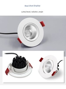 Led 24W COB Background Wall Hole Ceiling Lamp