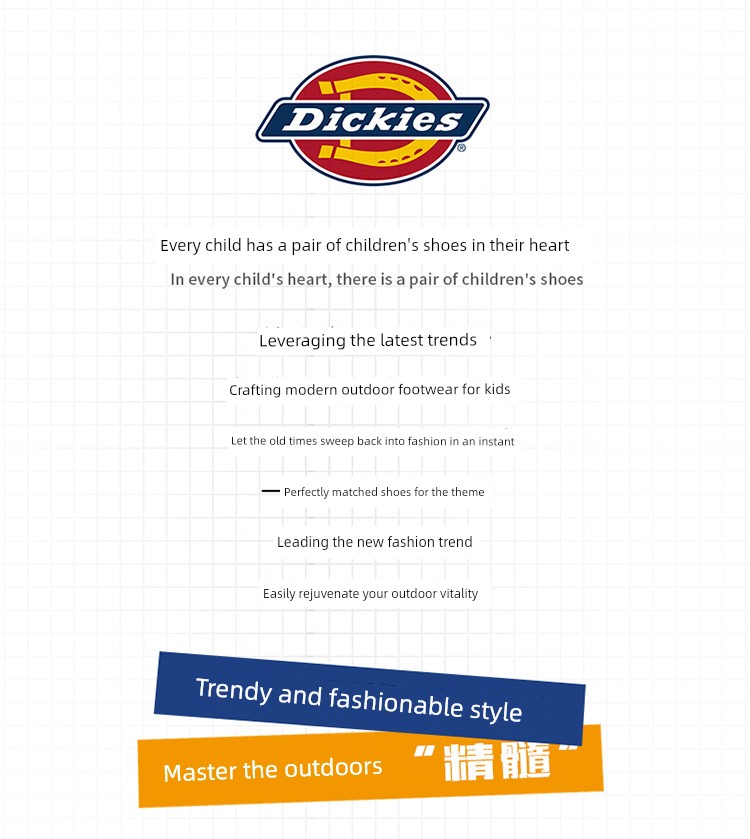 Dickies Kidsren's Sneakers 2026 New Autumn Lightweight Low-Top Sports Shoes for Boys and Girls, Casual Shoes for Middle and Large Kidsren — 2
