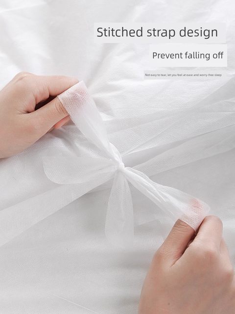 Double bedding travel disposable thickened and enlarged quilt covers bed sheets pillow covers quilt covers hotel four-piece covers