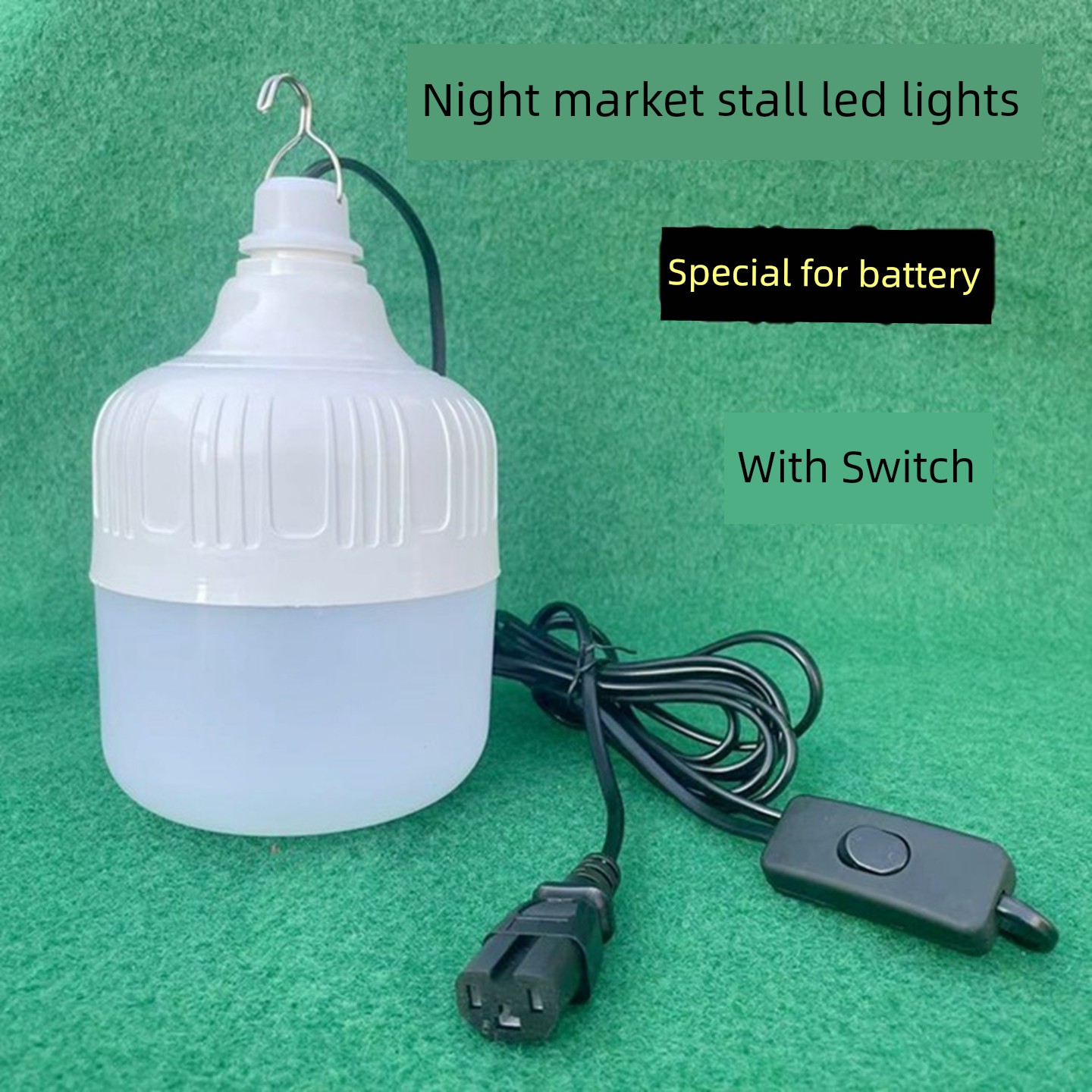 12V Battery Light 24v48v60v72v Electric Tricycle Night Market Stall with Switch Special LED Light Super Bright