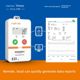 Jingchuang Loget260 temperature and humidity meter 4G mobile phone remote monitor refrigerated truck temperature controller temperature recorder