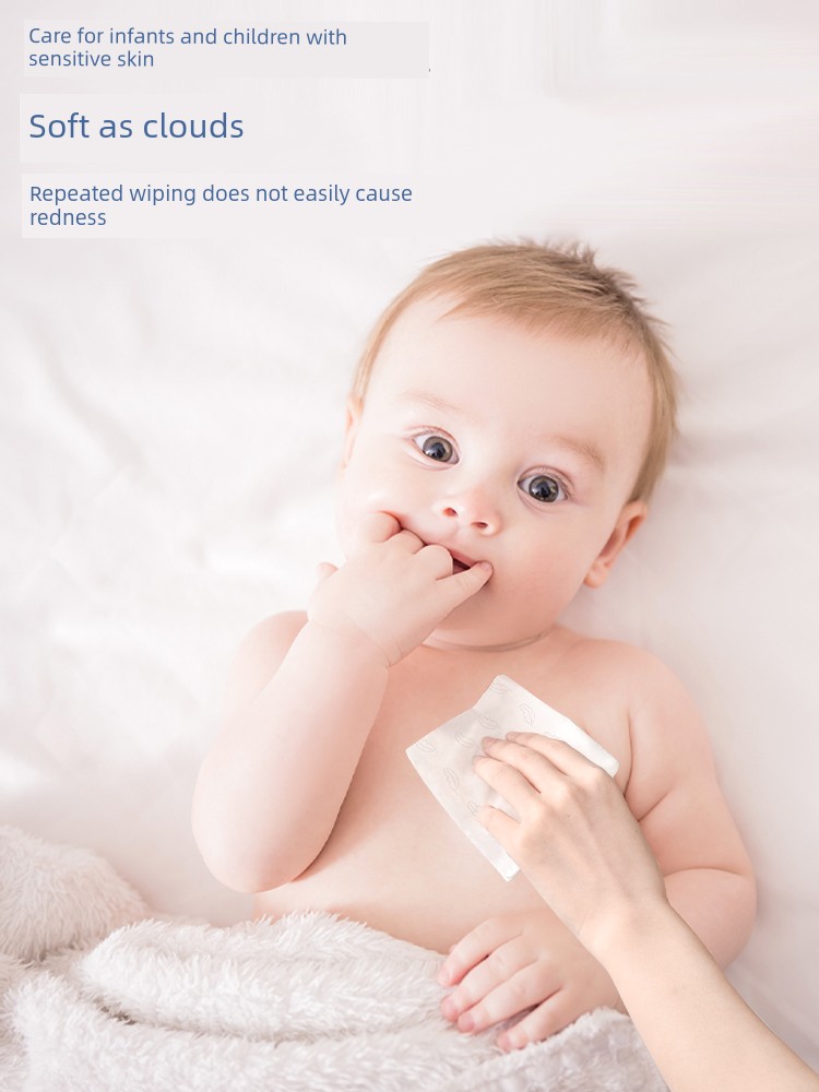 Plant-Based Cloud Soft Towel Cream Paper, Specially Designed for Newborns, Moisturizing Soft Tissue, Baby Facial Tissue, Ultra-Soft Tissue Paper — 2