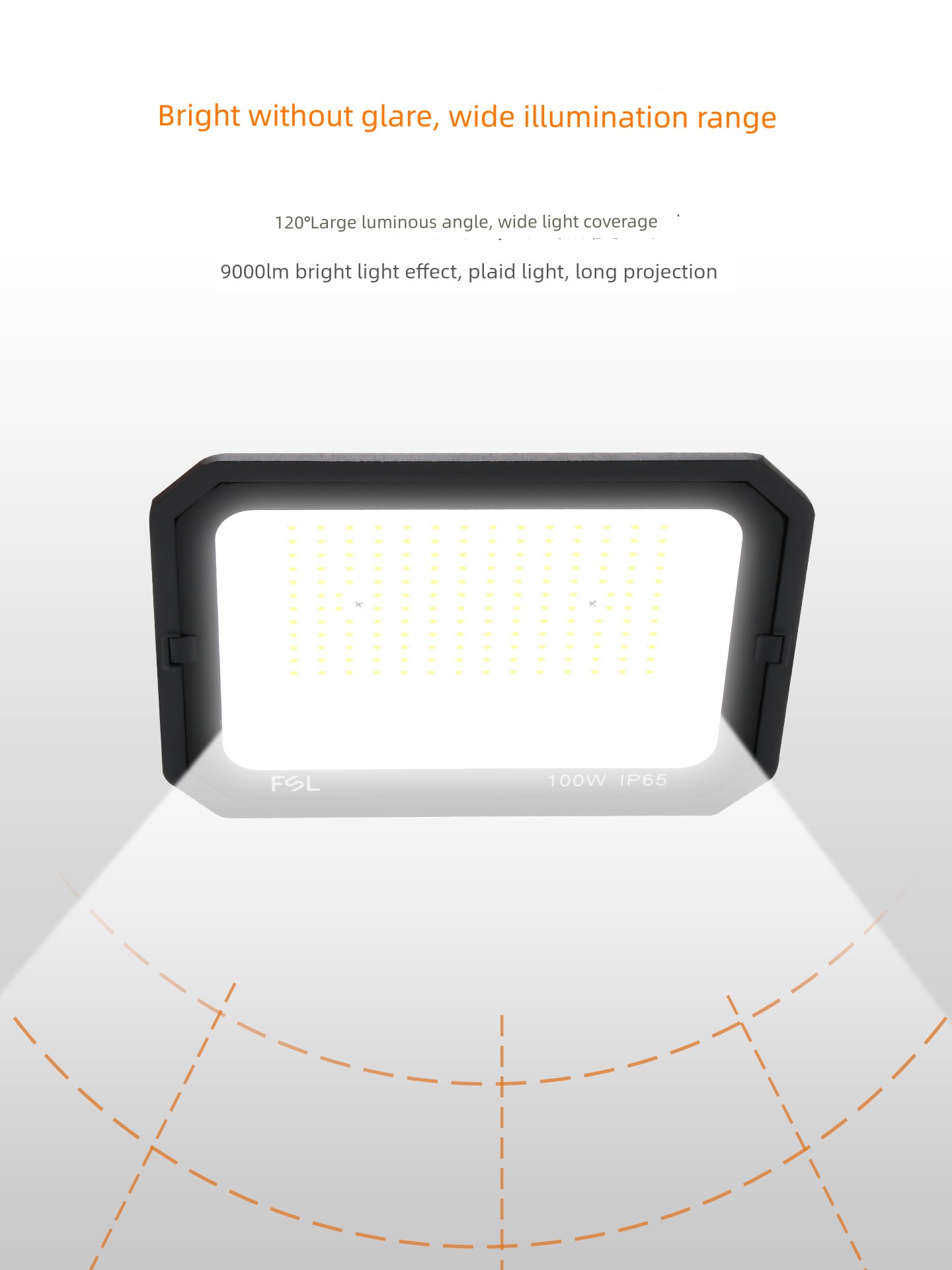 LED Lighting Workshop Floodlight Super Bright Waterproof Outdoor