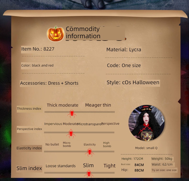 bar Retro party nightclub sexy Halloween clothing
