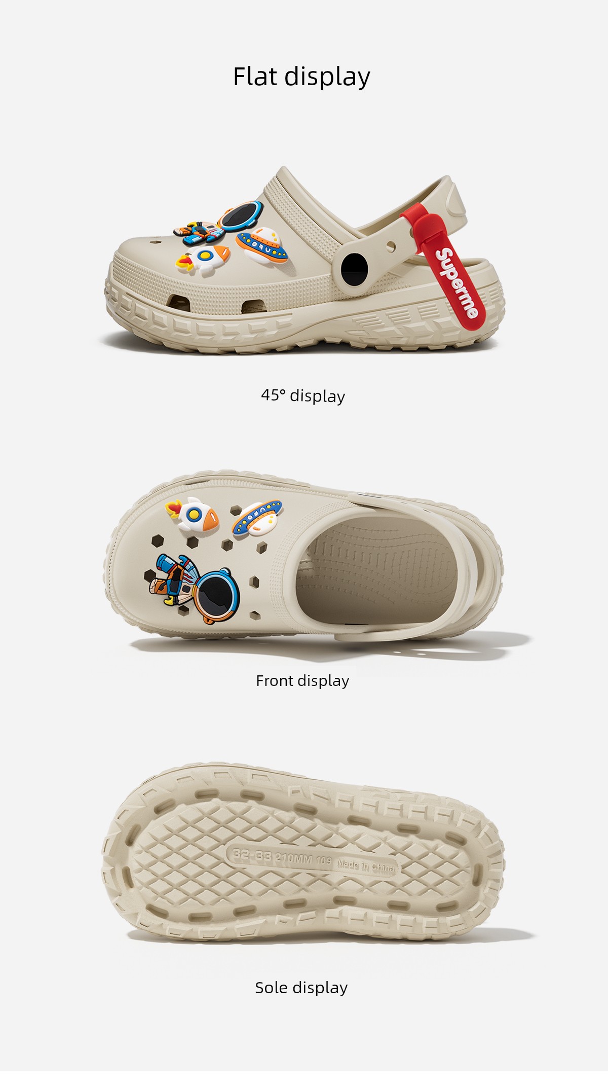 Lidani Children's Slippers Boys' Clogs 2026 New Summer Big Kids Non-Slip Beach Boys' Closed-Toe Sandals — 15