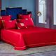 Single piece pure cotton wedding sheets, big red embroidered bedding, wedding bedding, solid color bedding, doll