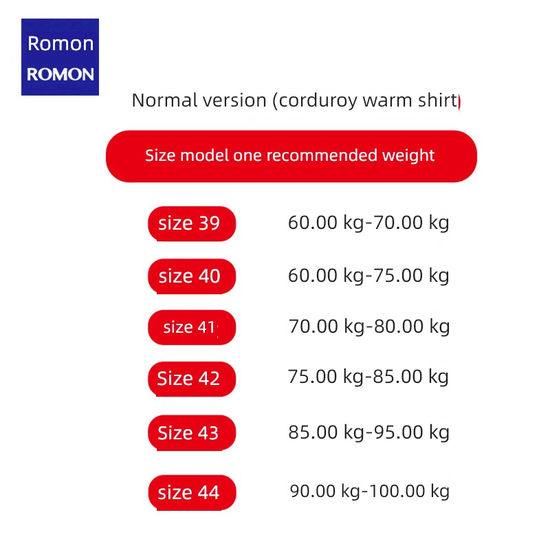 Romon corduroy Autumn and winter Embroidery Young and middle-aged people shirt