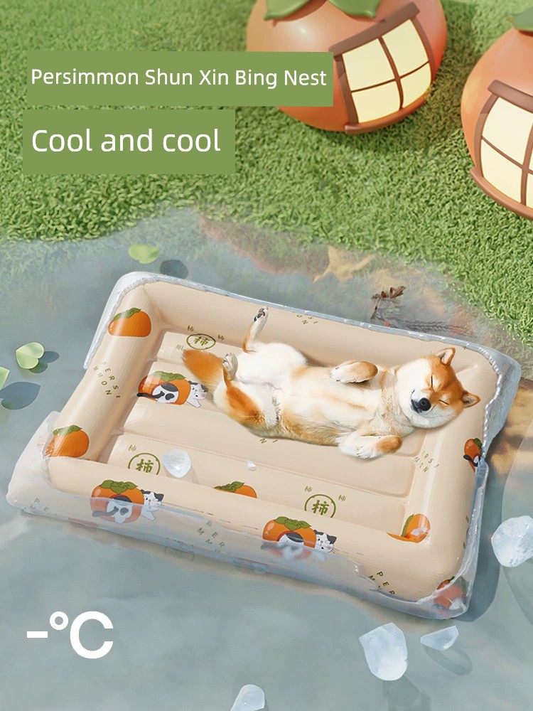 寵物冰涼墊夏季降溫神器狗狗貓咪涼席中小型犬睡覺用床墊方形圓形可選