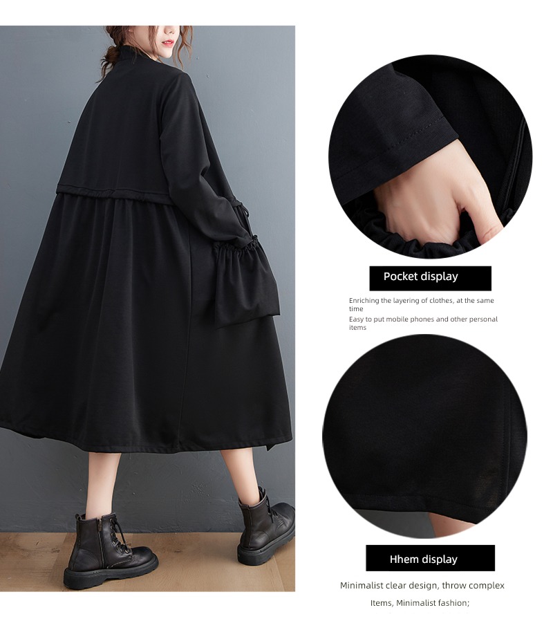 Medium and long term Big size Fat mm Leisure fashion popular Windbreaker