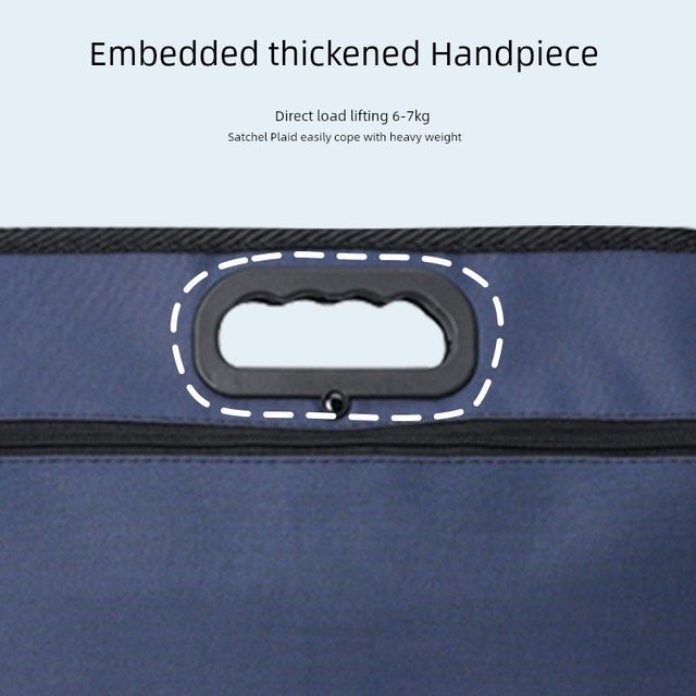 A4 file bag canvas multi-layer briefcase men and women office file bag Oxford cloth gift handheld storage information bag