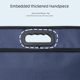 A4 file bag canvas multi-layer briefcase men and women office file bag Oxford cloth gift handheld storage information bag