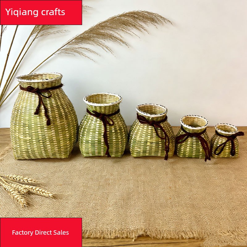 Hand-Woven Bamboo Basket for Children, Tea-Picking Basket, Shopping Basket, Outdoor Fishing and Leisure Fishing Gear