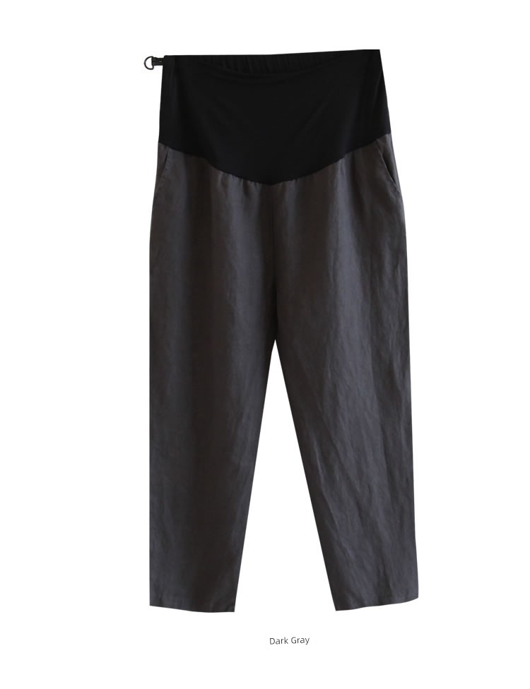 Outwear Summer Thin Casual Cotton and Linen Autumn Maternity Pants — 33