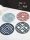 Silicone heat insulation pad dining table anti-scalding and high temperature resistant pad retro new Chinese style anti-slip placemat plate pot pad coaster national style