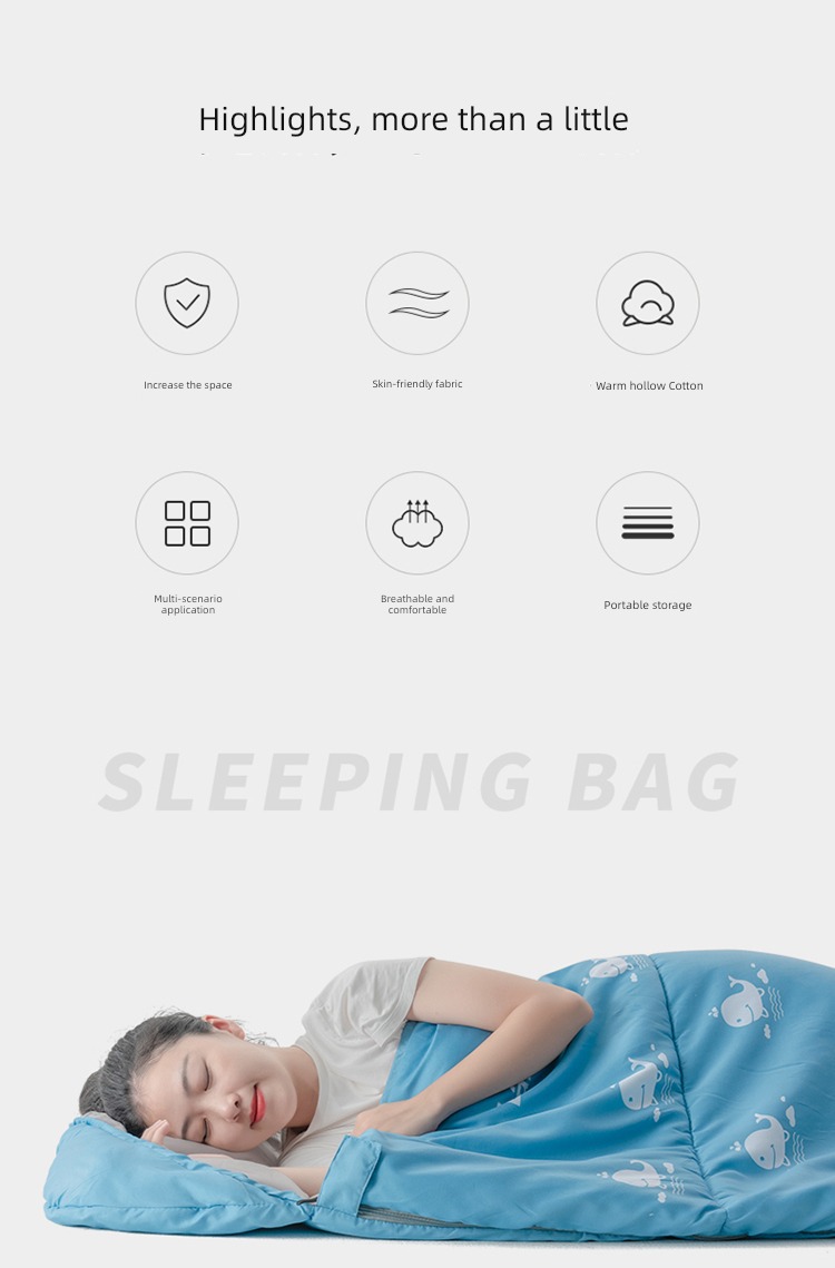 Beishan Wolf Big size spring and autumn winter Cold proof keep warm Sleeping bag