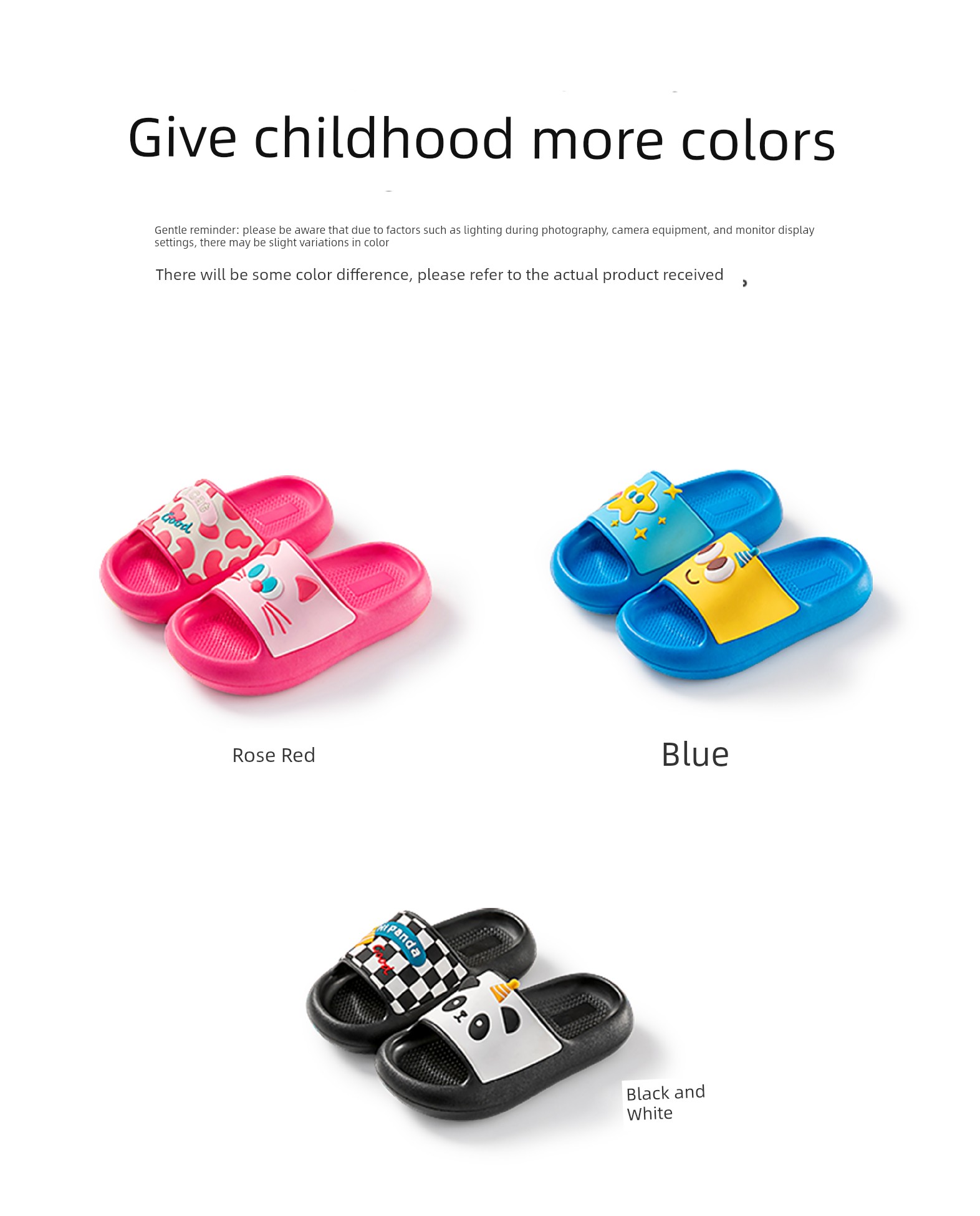 Children's Slippers for Girls and Boys, Summer Indoor Home Bathroom Non-Slip Slippers for Kids — 14
