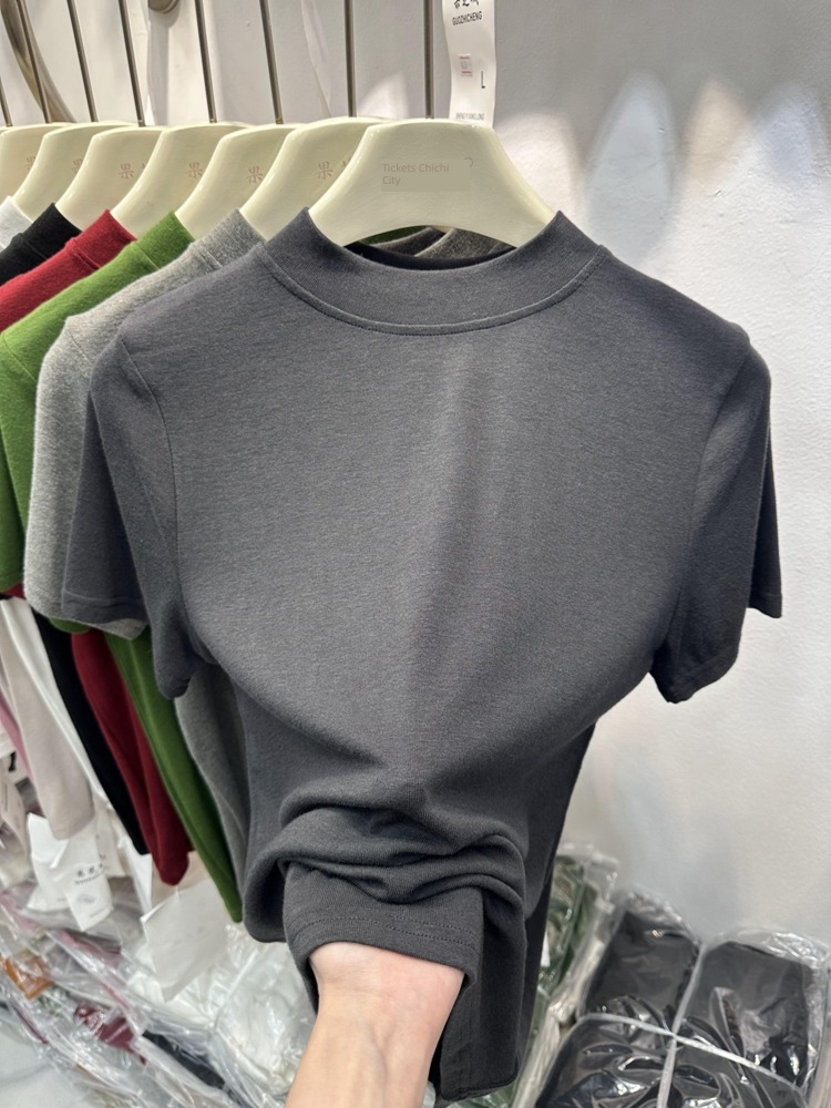 The new jacket sweet Cool wind Undershirt Short sleeve T-shirt