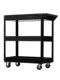 Green Forest Tool Cart Cart Auto Repair Mobile Tool Cabinet Heavy Duty Multifunction Three-Floor Workshop Hand Push Box