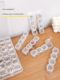 Transparent acrylic anti-oxidation jewelry storage box artifact women's necklace earring earring earrings ring accessories box