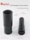 Hardened 3/8 medium-fly extended sleeve head electric wrench external hexagonal wind cannon tool screws full set 8101417mm