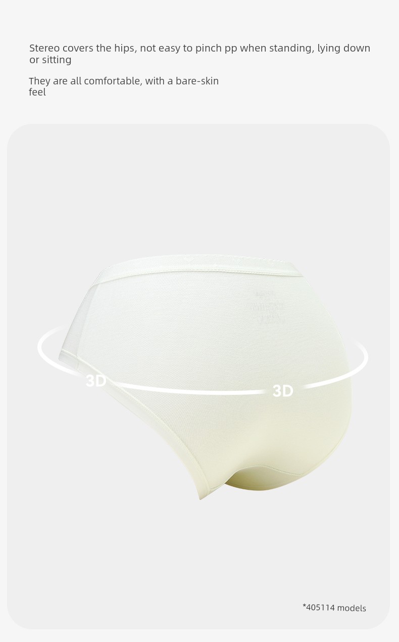 Children's Underwear for Girls and Boys in Their Developmental Period, Triangle and Boxer Briefs, Antibacterial, Breathable, Silk Crotch — 11