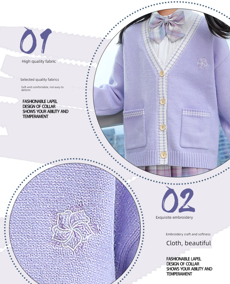 jk girl Autumn and winter skirt Academic atmosphere kindergarten uniform