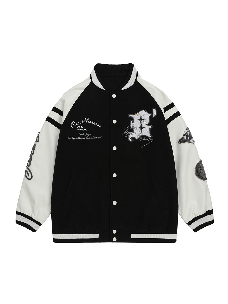BJHG autumn Pounds easy Hip hop Wool mlb