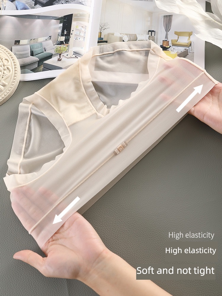 No trace ma'am Ice silk summer ultrathin sexy underpants