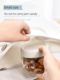 Household glass seal jar Food grade snack candy storage box Honey bottle Children's yogurt nut storage jar