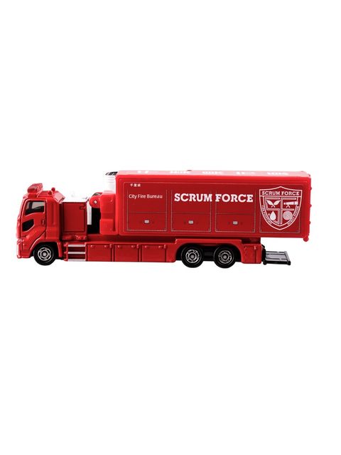 TOMY Domeka alloy car model extended boy toy rescue engineering cow crane Cadillac