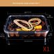 Special storage box for cultural and entertainment bracelets walnut agarwood red sandalwood Buddha beads storage transparent pedicure box moisture-proof sealing jar