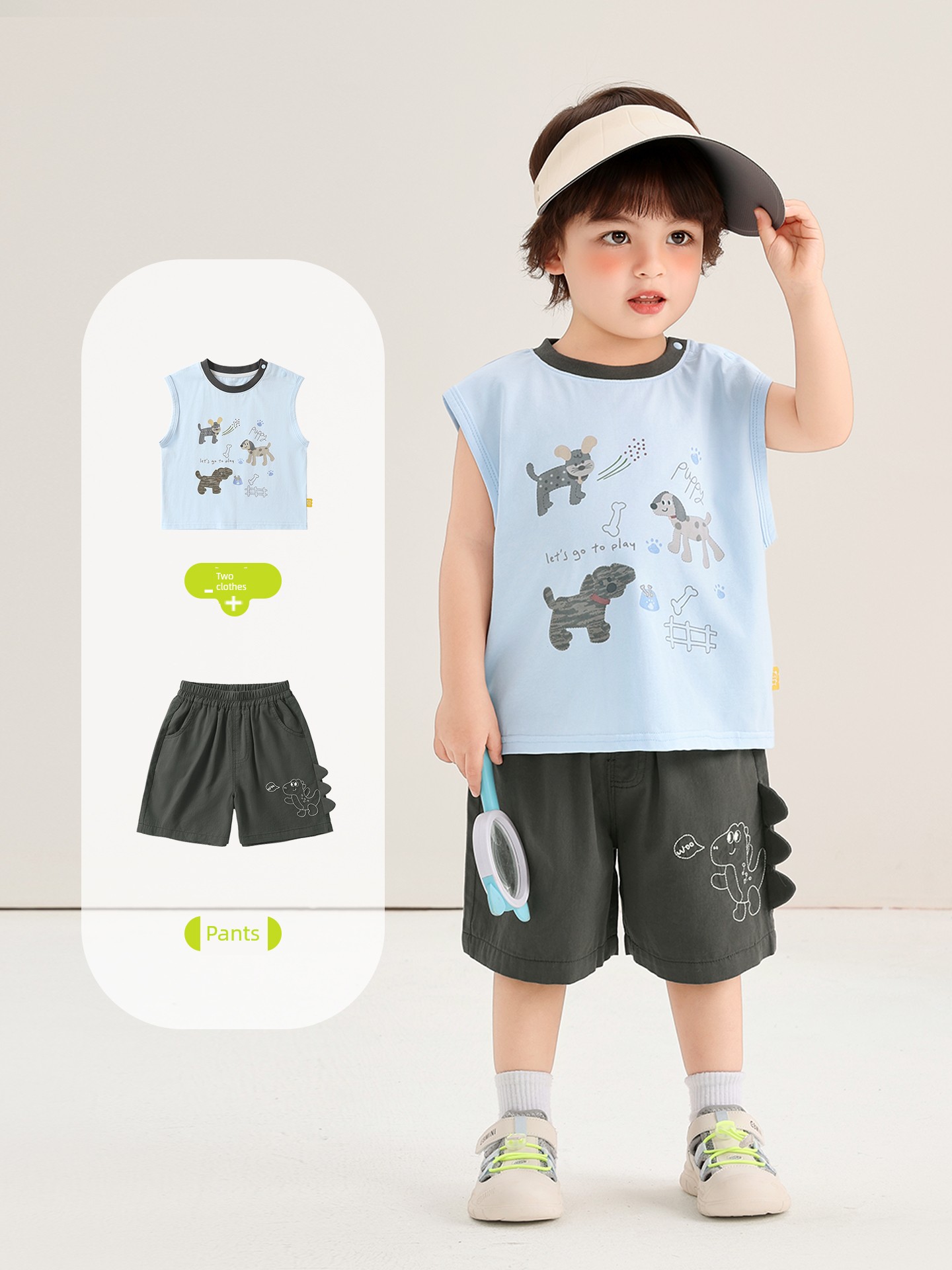 Baby Vest Boys Casual Sleeveless T-Shirt Summer Clothing Girls Baby Clothes Short-Sleeved Kidsren's Summer Thin Tops — 4