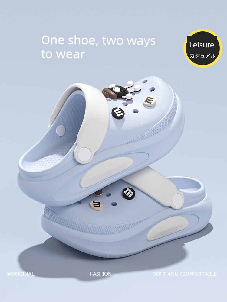 Step Eleven Children's Clog Shoes for Girls 2026 Summer New Thick-Soled Breathable Non-Smelly Non-Slip Parent-Child Sandals for Boys — 3