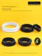 High temperature resistant silicone quick load single-sided protection coil distribution box wire pass-through protection sleeve through hole rubber ring guard sleeve
